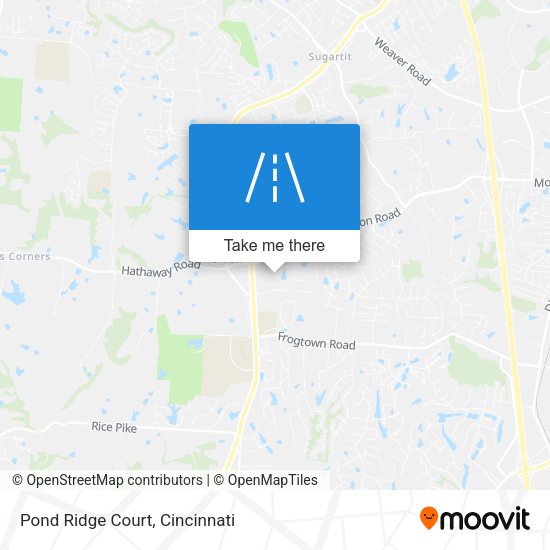Pond Ridge Court map