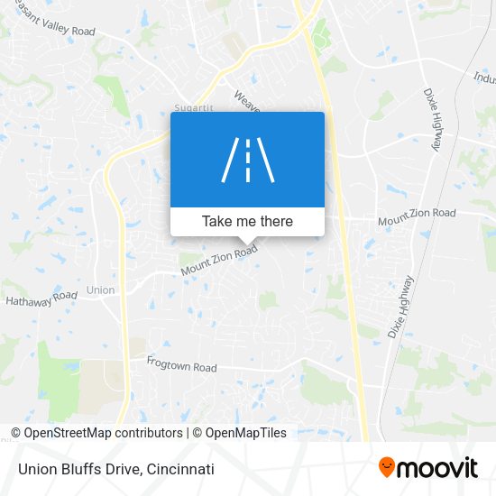 Mapa de Union Bluffs Drive