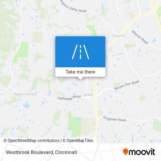 Westbrook Boulevard map