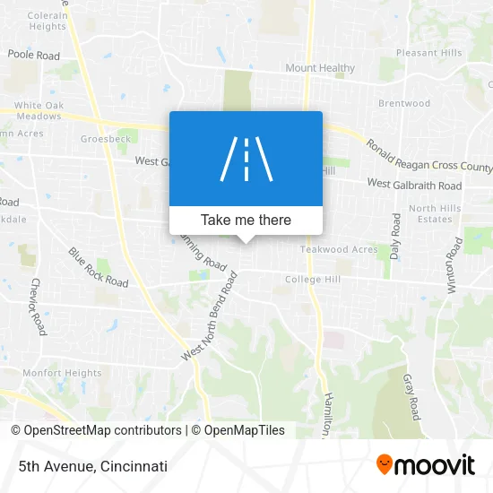 5th Avenue map