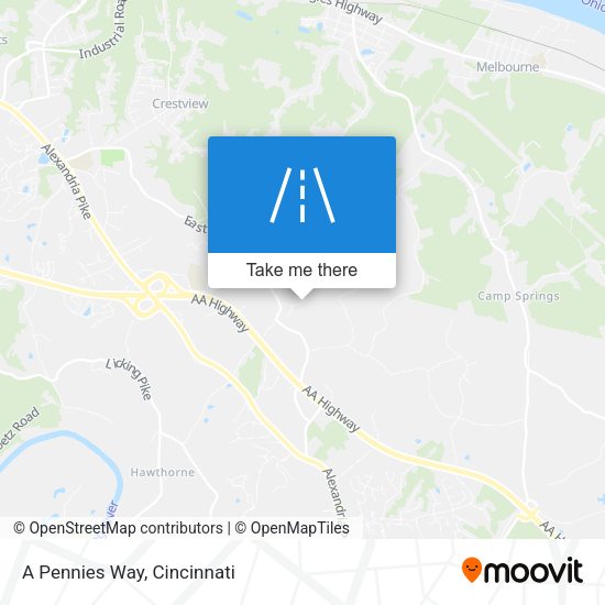 Mapa de A Pennies Way