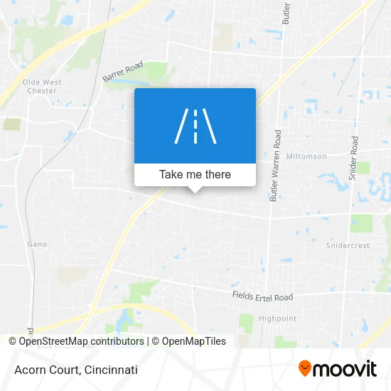 Acorn Court map