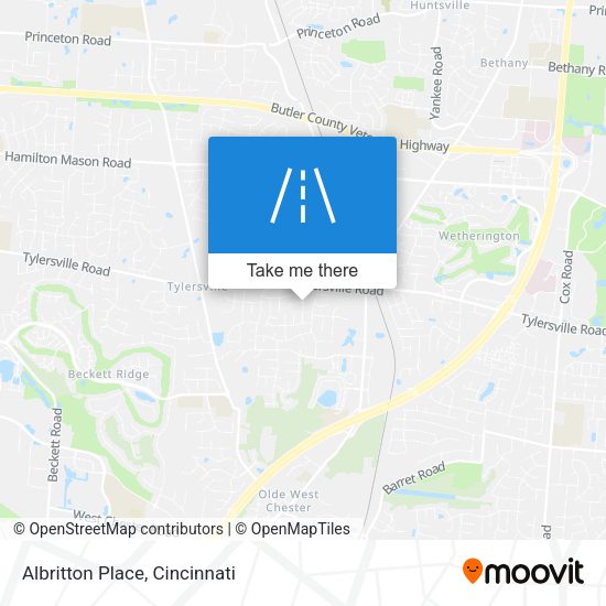Albritton Place map