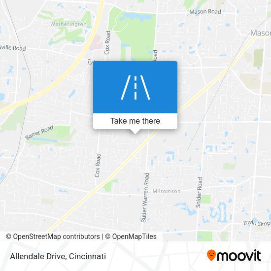 Mapa de Allendale Drive