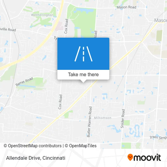 Allendale Drive map