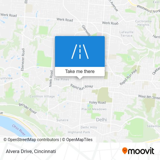 Alvera Drive map