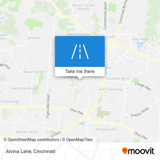 Mapa de Alvina Lane