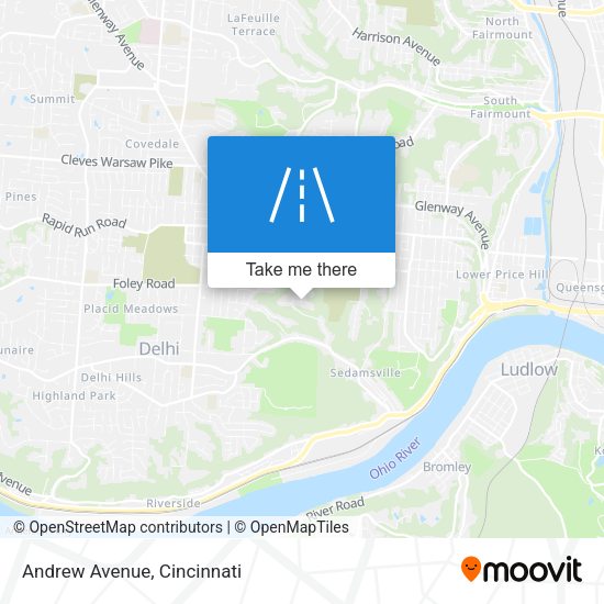 Mapa de Andrew Avenue