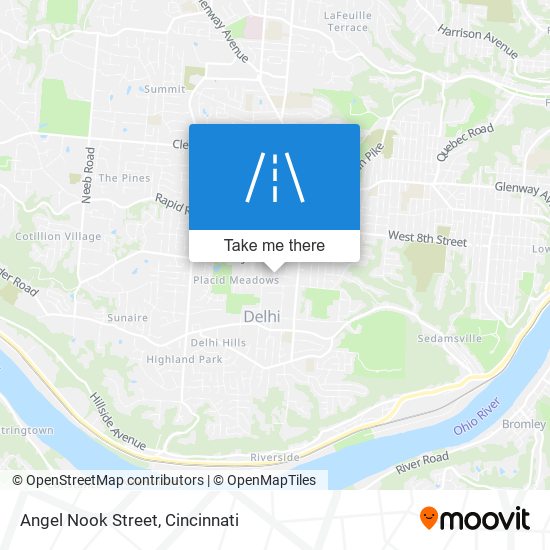 Angel Nook Street map