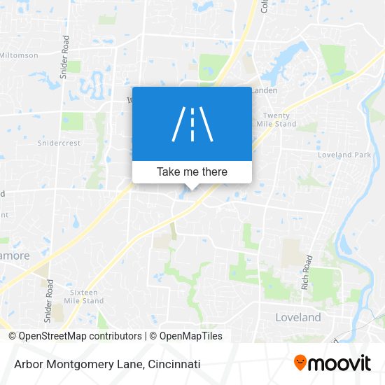 Mapa de Arbor Montgomery Lane