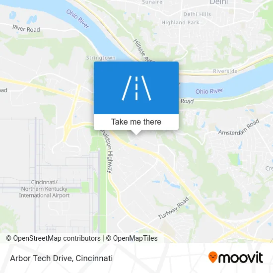 Arbor Tech Drive map