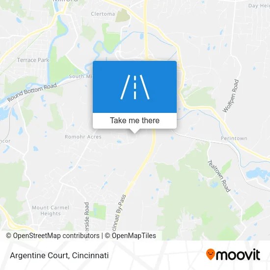 Argentine Court map