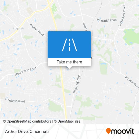Mapa de Arthur Drive