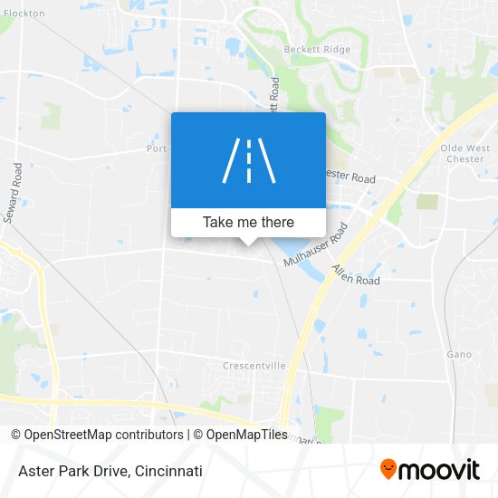 Mapa de Aster Park Drive