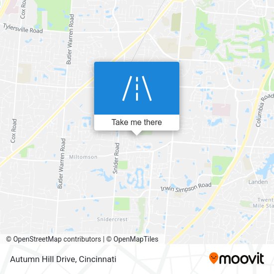 Mapa de Autumn Hill Drive