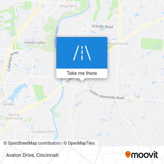 Mapa de Avalon Drive