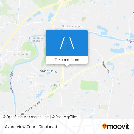 Azure View Court map