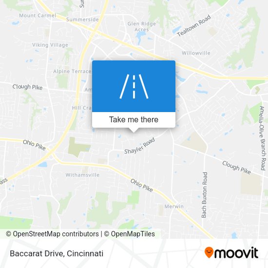 Mapa de Baccarat Drive