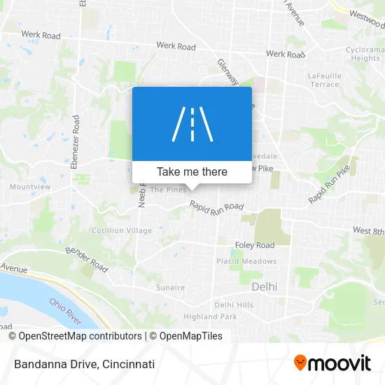 Bandanna Drive map