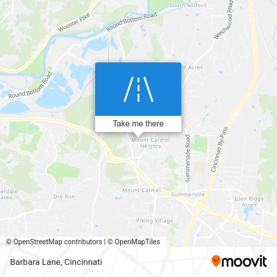 Barbara Lane map