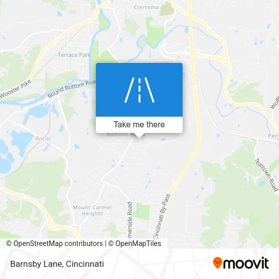 Barnsby Lane map
