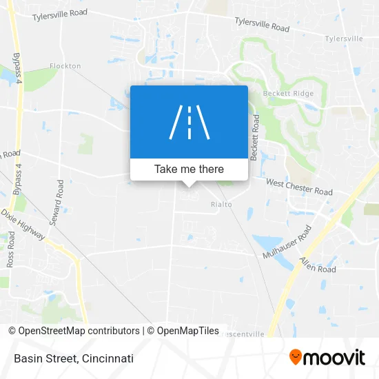Basin Street map