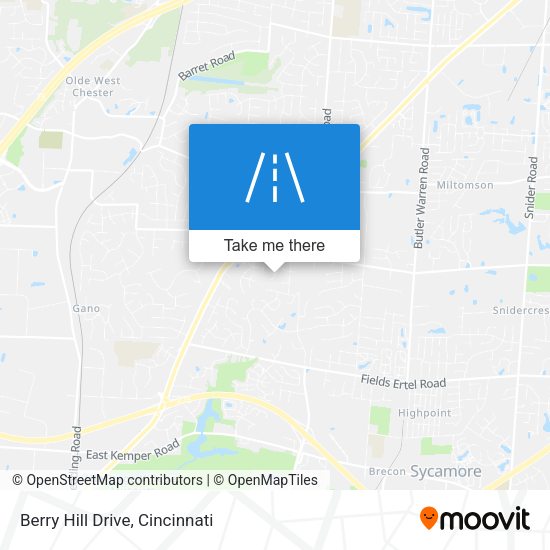 Mapa de Berry Hill Drive
