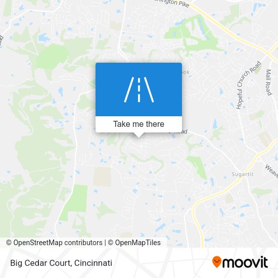 Mapa de Big Cedar Court