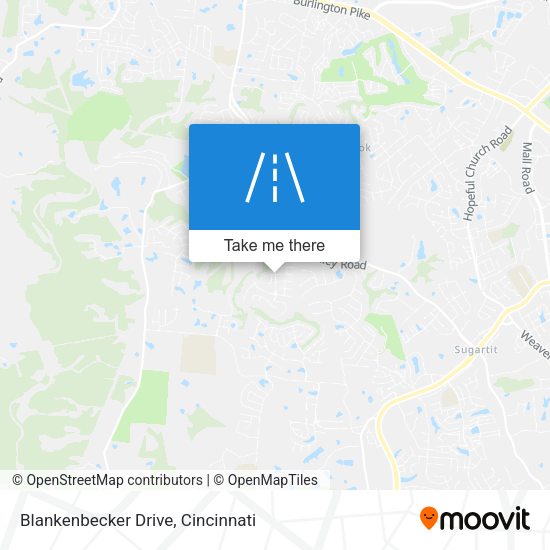 Blankenbecker Drive map