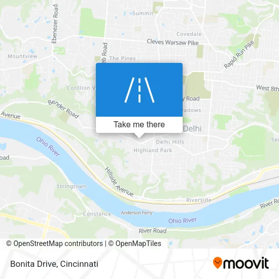 Bonita Drive map