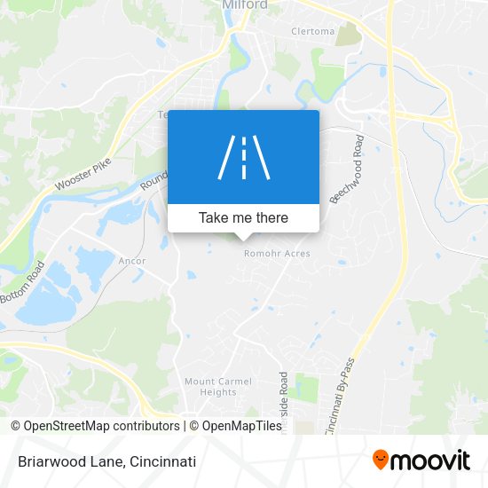 Mapa de Briarwood Lane