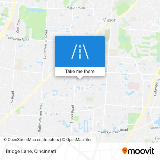 Bridge Lane map