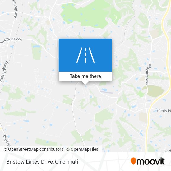 Bristow Lakes Drive map