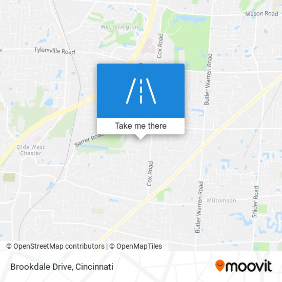 Brookdale Drive map