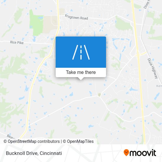 Mapa de Bucknoll Drive