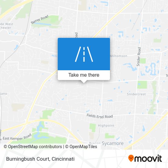 Burningbush Court map