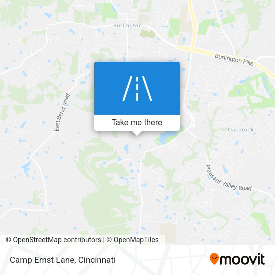 Camp Ernst Lane map