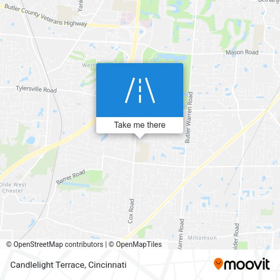 Candlelight Terrace map