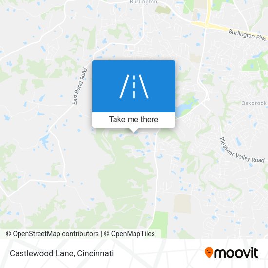 Castlewood Lane map