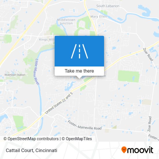 Mapa de Cattail Court