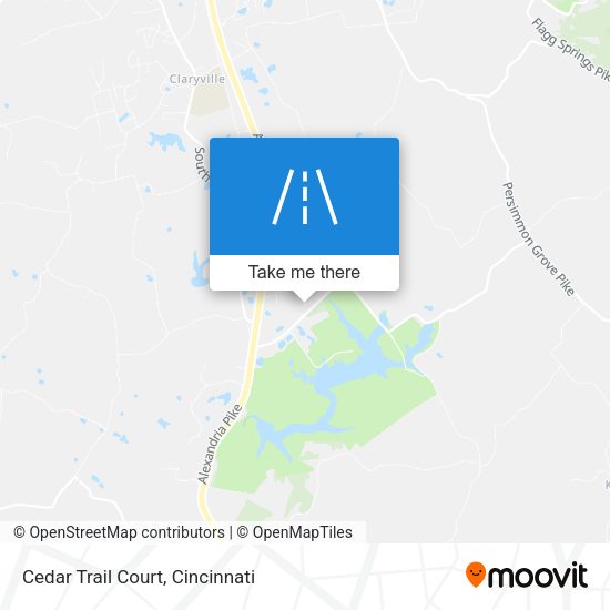Mapa de Cedar Trail Court