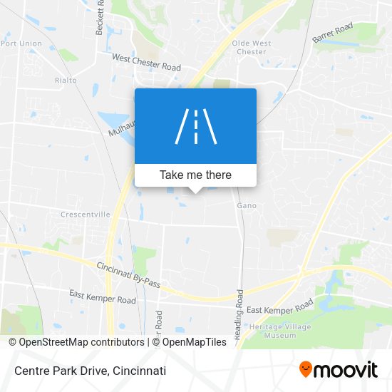 Mapa de Centre Park Drive