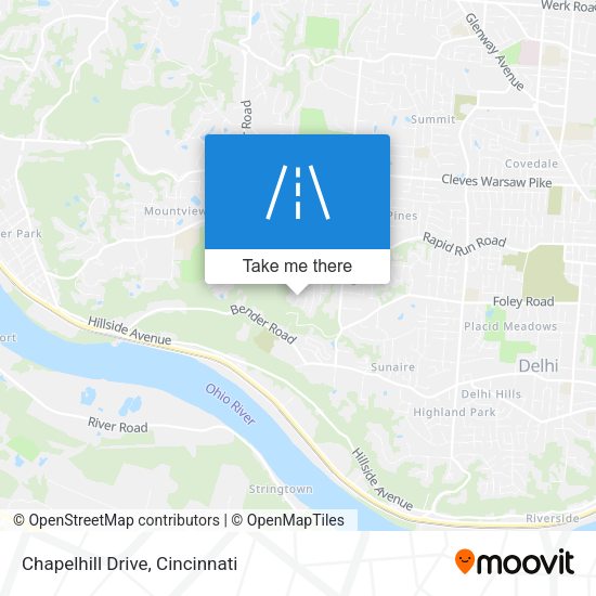 Mapa de Chapelhill Drive