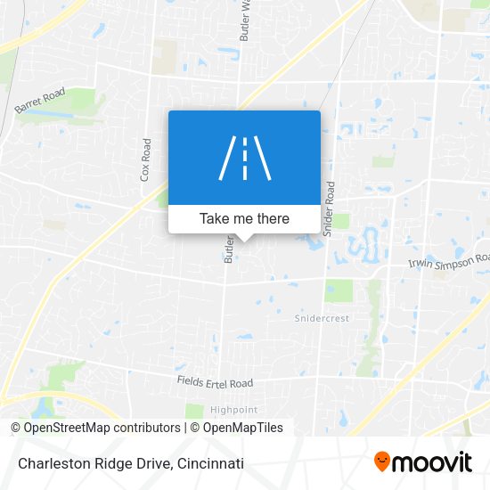 Charleston Ridge Drive map