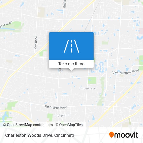 Mapa de Charleston Woods Drive