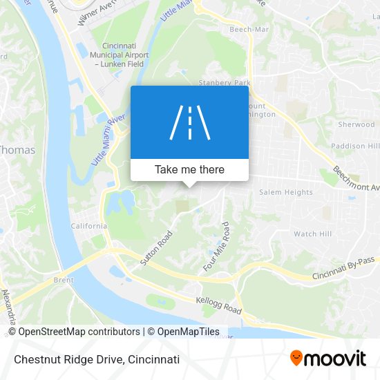 Chestnut Ridge Drive map