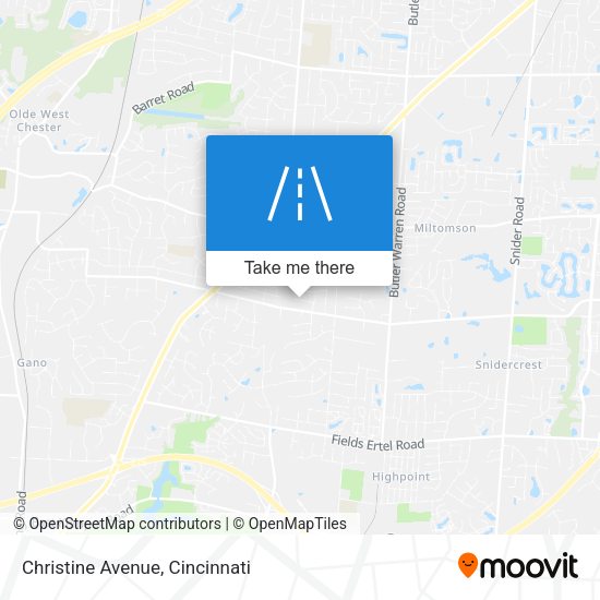 Mapa de Christine Avenue