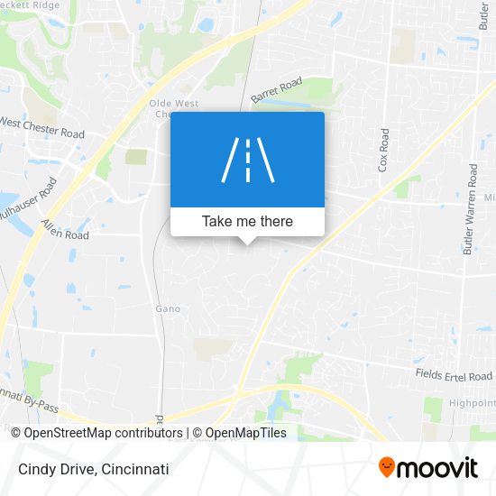 Cindy Drive map