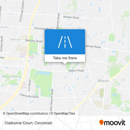 Mapa de Claiborne Court
