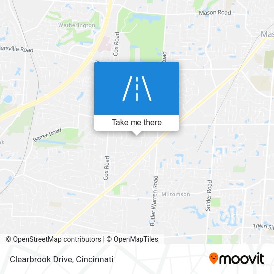 Mapa de Clearbrook Drive